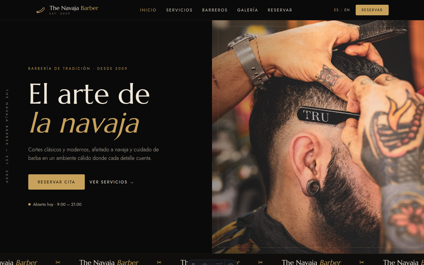 The Navaja Barber