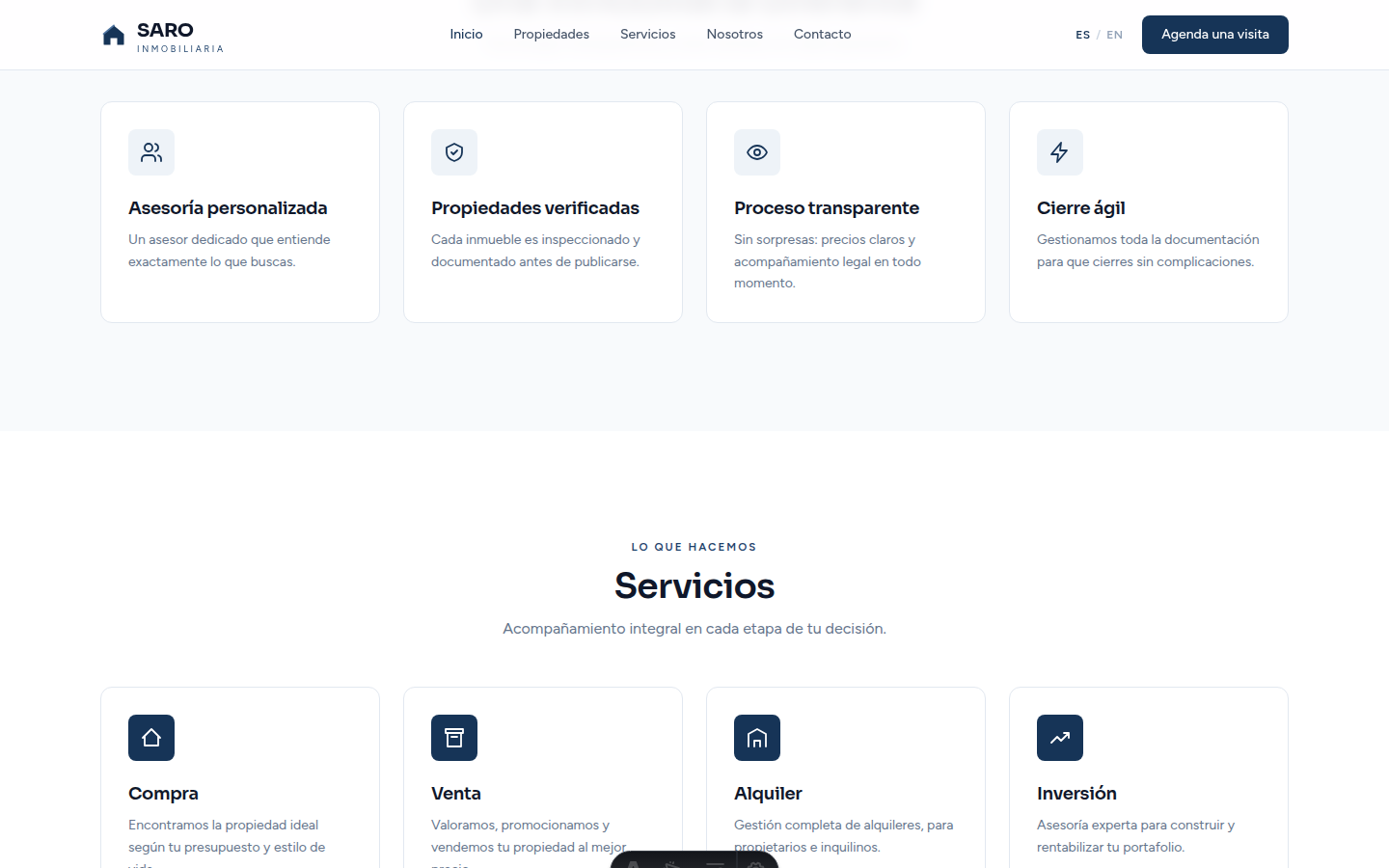 SARO Inmobiliaria — 2