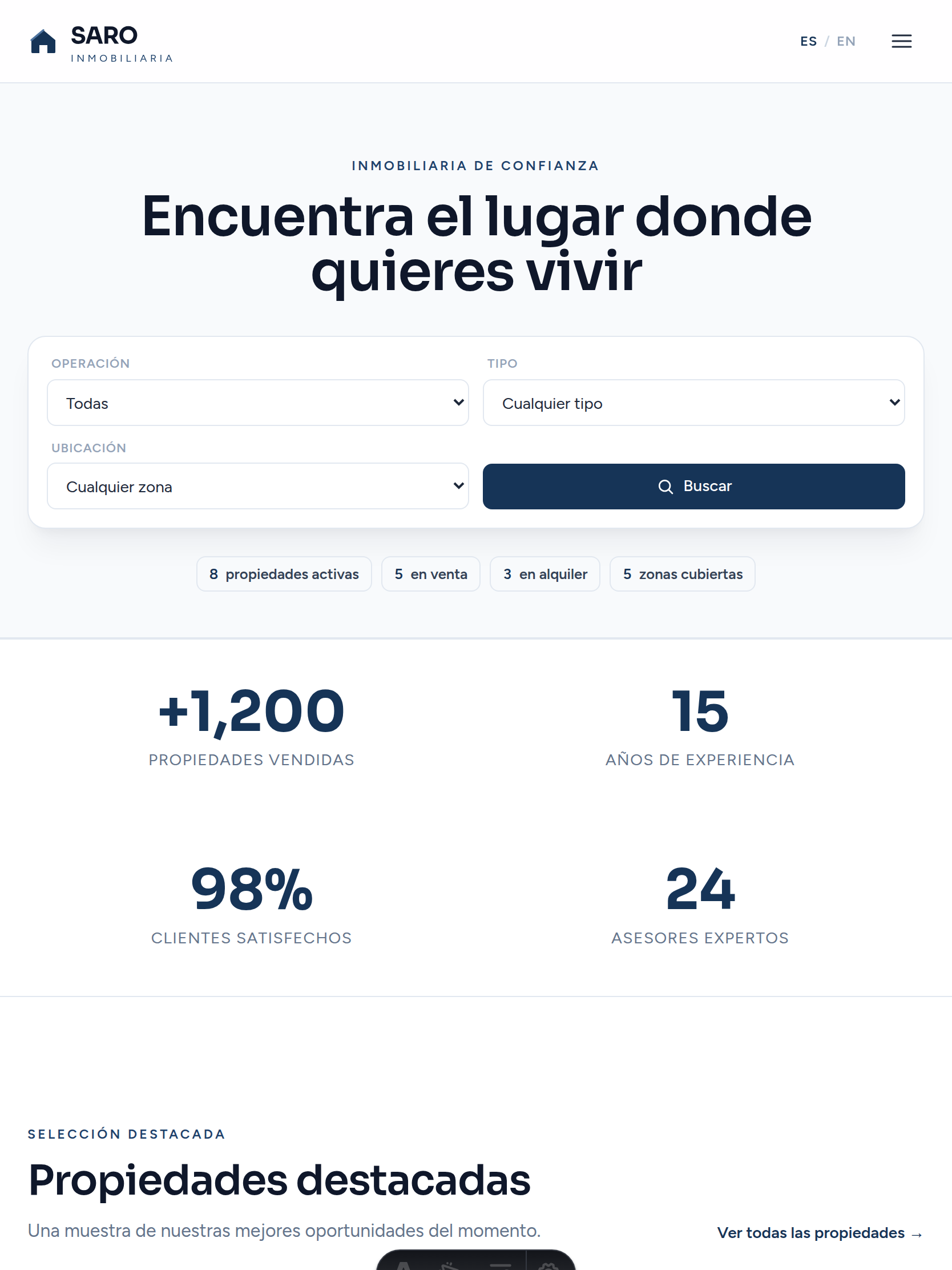 SARO Inmobiliaria — 3